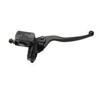 cyclingcolors Pompa freno anteriore destra universale nera con interruttore stop diametro vite 10mm moto scooter ciclomotore Cilindro Maestro