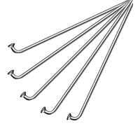 cyclingcolors rayon_acier_14G - raggio tondo destro n/a, Argent, 285mm -