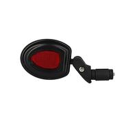 cyclingcolors specchietto retrovisore universale bici bicicletta strada città scatto fisso singlespeed MTB Supporto manubrio ovale nero regolabile a 360° sinistro e destro da 65x50mm 22,2mm