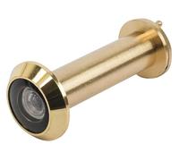 cyclingcolors Spioncino per porta, Ø 14 mm, fino a spessore porta 80 mm, ottone lucido