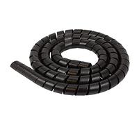 cyclingcolors spirale cavi elettrici flessibile nero tubo guaina spiralata PVC plastica filo auto moto (Diametro 3mm, lunghezza 1m)