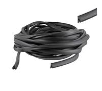cyclingcolors Striscia di gomma nera per proteggere il parabrezza di motociclette, scooter e ciclomotori., lunghezza 12m, compatibile con PIAGGIO VESPA PX/PE