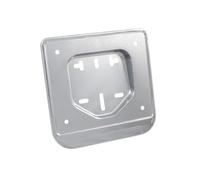 cyclingcolors Supporto per targhe porta targa moto scooter ciclomotore, 155x150mm plastica cromata