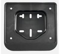 cyclingcolors Supporto per targhe porta targa moto scooter ciclomotore, 155x150mm plastico nero