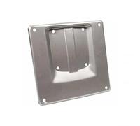 cyclingcolors Supporto per targhe porta targa moto scooter ciclomotore, 170x170mm metallo, ferro grezzo