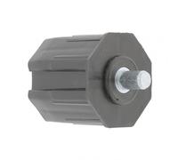 cyclingcolors Tappo terminale per tubo tapparella ottagonale uscita in plastica per finestra, per uscita tubo ottagonale 60 mm Ø 12 mm maschio