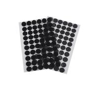 cyclingcolors Tondini Adesivi Tondo Adesivo Tondo Punti Autoadesivi Gancio Anello Nastro Puntini per Decorazioni da Parete Foto Oggetti Fai da te Artigianato 60 coppie 15mm, nero