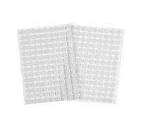 cyclingcolors Tondini Adesivi Tondo Adesivo Tondo Punti Autoadesivi Gancio Anello Nastro Puntini per Decorazioni da Parete Foto Oggetti Fai da te Artigianato 126 coppie 10mm, bianco