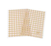 cyclingcolors Tondini Adesivi Tondo Adesivo Tondo Punti Autoadesivi Gancio Anello Nastro Puntini per Decorazioni da Parete Foto Oggetti Fai da te Artigianato 126 coppie 10mm, beige chiaro