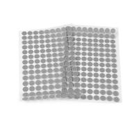 cyclingcolors Tondini Adesivi Tondo Adesivo Tondo Punti Autoadesivi Gancio Anello Nastro Puntini per Decorazioni da Parete Foto Oggetti Fai da te Artigianato 126 coppie 10mm, grigio