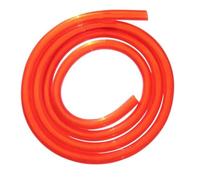 cyclingcolors Tubo benzina rosso traslucido di alta qualità speciale idrocarburo olio tubo carburante moto scooter quad, Ø 6mm x 1 metro