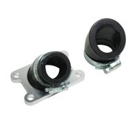 cyclingcolors Tubo Collettore di Aspirazione moto scooter ciclomotori compatibile con am6 minarelli mbk x power yamaha tzr peugeot xps rieju rs1 diametro 24mm + 32mm