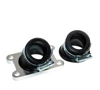 cyclingcolors Tubo Collettore di Aspirazione moto scooter ciclomotori compatibile con am6 minarelli mbk x power yamaha tzr peugeot xps rieju rs1 diametro 24mm manica 30° + 45°