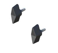 cyclingcolors Vite a Testa a Farfalla, Maniglia che Blocca la Barella, M6 x 12, Lotto di 2, Nero