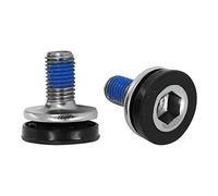 cyclingcolors Vite di Regolazione Della Pedivella Compatibile con M8x100, Confezione da 2, Argento