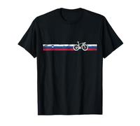 Cyclist Flag Republic Slovenia Slovene Cycling Cycling Gift Maglietta