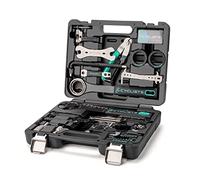 cyclists Kit di Riparazione Bici Portatile, Valigetta Attrezzi per Riparazioni Catene e Pneumatici, Set Completo di Attrezzi per Bici con Custodia per Trasporto