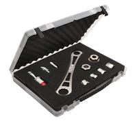 Cyclo - Kit Completo con estrattori e distanziali BB (Compresa Scatola), Grigio (Grigio), NA