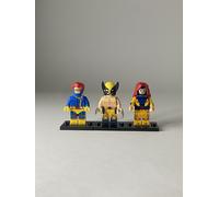 Cyclops Jean and Wolverine - Figurine Type Lego Marvel