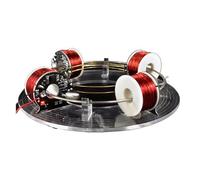 Cyclotron elettromagnetico - Acceleratore circolare Attrezzatura sperimentale scientifica - Modello di aiuto didattico di fisica per l'apprendimento e la sperimentazione