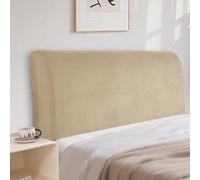 CYCMACO Velluto Copri Testata Letto Universale 150cm, Cammello | Elasticizzato Copertura Per Testiera Del Letto, Universale, Tinta Unita, Lavabile, Per Letti Singoli Matrimoniali