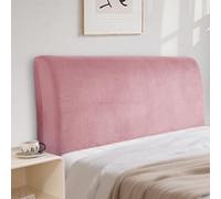 CYCMACO Velluto Copri Testata Letto Universale 180cm, Rosa | Elasticizzato Copertura Per Testiera Del Letto, Universale, Tinta Unita, Lavabile, Per Letti Singoli Matrimoniali