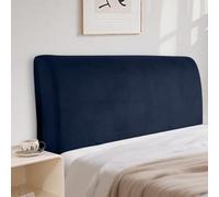 CYCMACO Velluto Copri Testata Letto Universale 90cm, Blu Scuro | Elasticizzato Copertura Per Testiera Del Letto, Universale, Tinta Unita, Lavabile, Per Letti Singoli Matrimoniali