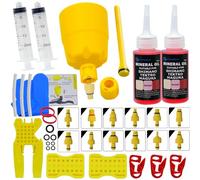 CYCOBYCO Kit Universale per spurgo Freni a Disco Idraulico per Bicicletta, Compatibile con Shimano Tektro Magura Hayes Formula Hope Giant e Altri sistemi frenanti ad Alte Prestazioni