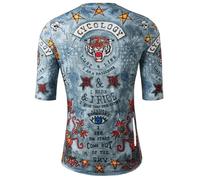Cycology City Of Angels Short Sleeve Jersey Blu XL Uomo Multicolor