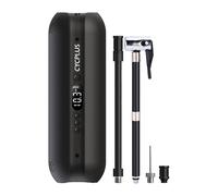 CYCPLUS 2600mAh*3 Compressore d'Aria per Pneumatici, 150 PSI Pompa d'Aria Portatile per Pneumatici, Manometro Digitale per Pneumatici Ricarica DC/AC Compressore d'Aria 12V, Nero
