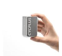 CYCPLUS Mini pompa per bici elettrica portatile ultra mini da 100 psi, batteria ricaricabile di tipo C, senza display della pressione (argentato)