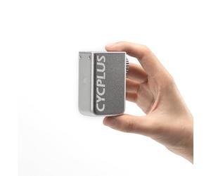 CYCPLUS Tiny E-Pump AS2 Pompa Elettrica Bici, 97g, Guscio Alluminio | Mini e Portatile, 100 PSI, Gonfiaggio Rapido, USB-C, Valvole Presta e Schrader, E-Bike MTB e Bici da Corsa, Senza Display