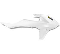 Cycra MX Powerflow, carter del radiatore male Bianco