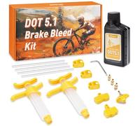 cyctravel Kit Spurgo Freni per Freni a Disco Idraulici Sram, Avid. Kit Spurgo Freni Idraulici per Bicicletta, Inclusi Adattatori in Metallo e Liquido Freni DOT 5.1 ad Alte Prestazioni da 150 ml