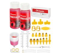 cyctravel Kit Spurgo Freni per SHIMANO, TEKTRO Freni a Disco Idraulici Di Serie, Compreso il Liquido per Freni Minerale ad Alte Prestazioni (120 ml)