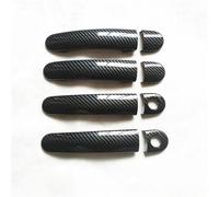 CYDJML Copertura Per Maniglia Della Portiera Auto Copertura Per Maniglie Esterne Portiere Auto Per Skoda Per Octavia 2 II MK2 A5 Per Tour RS Coperture Decorative Guscio Protettivo Esterna(Nero 2)