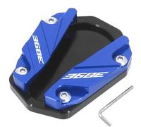 CYDJML Piastra Estensore Moto Lato Stand Pad per ZONTES 368G 368K 368E 368 K E G Kickstand Estensione Piede Lato Supporto Stand Cuscinetto per cavalletto(Blu)