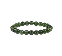 CYDXD Bracciale in Pietra Naturale per Regali da Donna e Uomo,Braccialetti Dell'Amicizia Intrecciati con perline di Giada Verde da 8mm,Elasticizzati e Regolabili,Fatti a Mano,da 8mm.