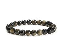 CYDXD Braccialetto Fatto a Mano con Pietre Preziose Naturali,Regolabile,Chakra Dell'Occhio di Tigre,8mm,elastico,Braccialetti di Cristallo, per Adolescenti,Laurea,Compleanno,Amicizia,insegnante,8mm