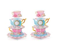 CYDZSRA Accessori per Il Tea Party: Meraviglioso Supporto per Cupcake a | elegante supporto per il tè pomeridiano con facile montaggio.