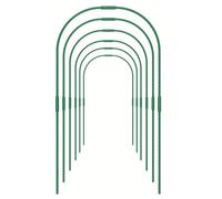CYDZSRA Cerchi da giardino resistenti per aiuole rialzate, cerchi per serra | coperture per piante che forniscono un solido supporto per le esigenze dei giardinieri. Aiuola rialzata con copertura per