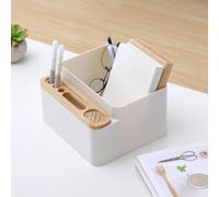 CYDZSRA Piccolo organizer da tavolo con divisorio rimovibile per organizer da scrivania con più box office per desktop