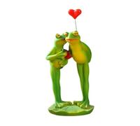 CYDZSRA Scultura da giardino a forma di rana, regalo per amici e familiari amanti della natura. L'ornamento in resina è un meraviglioso regalo di giardinaggio per amici e familiari in occasioni come i