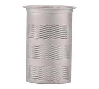 CYDZSRA Strumento per filtrare il tè in titanio resistente, facile da pulire, dispositivo portatile per preparare il tè sfuso ovunque, strumento per infusore portatile staccabile e appeso.