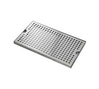 CYDZSRA Vassoio raccogligocce per birra, Kegerator, Torre raccogligocce per birra con elegante scarico rapido, per appassionati di casa, realizzato in acciaio, 30x17.5x1.5 cm