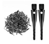 CyeeLife Punta morbida per freccette, punta morbida con filettatura 2BA, confezione da 200, punte in plastica, set con punta morbida, accessori per freccette