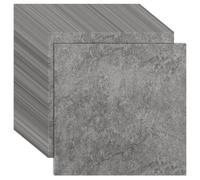 CYEER 40 Pièces/3,6m² Rivestimento del Suolo Autoadesivo PVC 30x30CM, Piastrelle Autoadesive per Cucina, Bagno, Salotto, Marmo Grigio