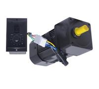 CYFANG 1 pz 90 W 220 V AC Monofase 5RK90RGU-CF Motoriduttore a Velocità Regolabile 90x90mm Telaio di Controllo della Velocità del motore con Regolatore di Velocità meccanicamente(500K 2.5rpm)