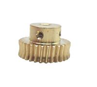 CYFANG Ingranaggio a vite senza fine in rame da 1M, 20 denti, 25 denti, spessore denti 10 mm, 1 modulo, rapporto di riduzione 1:20, 1:25, pignone cilindrici