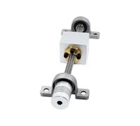CYFANG Kit vite di comando verticale T8, staffe con passo da 8 mm, giunto flessibile, dado T8, sede di conversione, dado in rame T8, supporto for stampante 3D rotante(150mm)